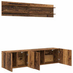 Unità TV 6 pcs Legno vecchio Legno multistrato