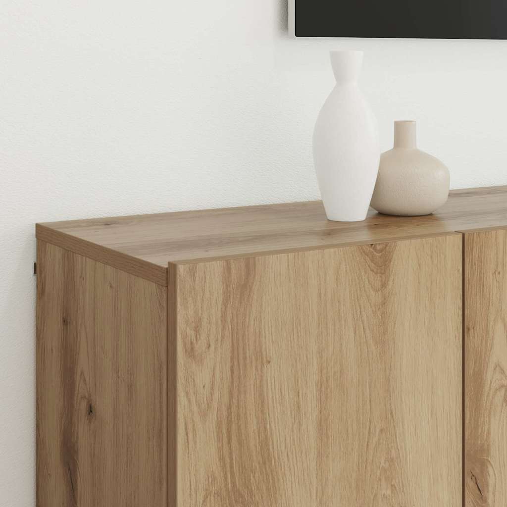 Unità TV 6 pcs rovere artigianale Legno multistrato