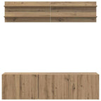 Unità TV 6 pcs rovere artigianale Legno multistrato