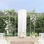 Arco Nuziale 3 pcs Bianco Acciaio