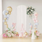 Arco Nuziale 3 pcs Bianco Acciaio