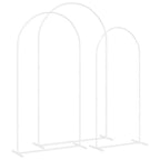 Arco Nuziale 3 pcs Bianco Acciaio