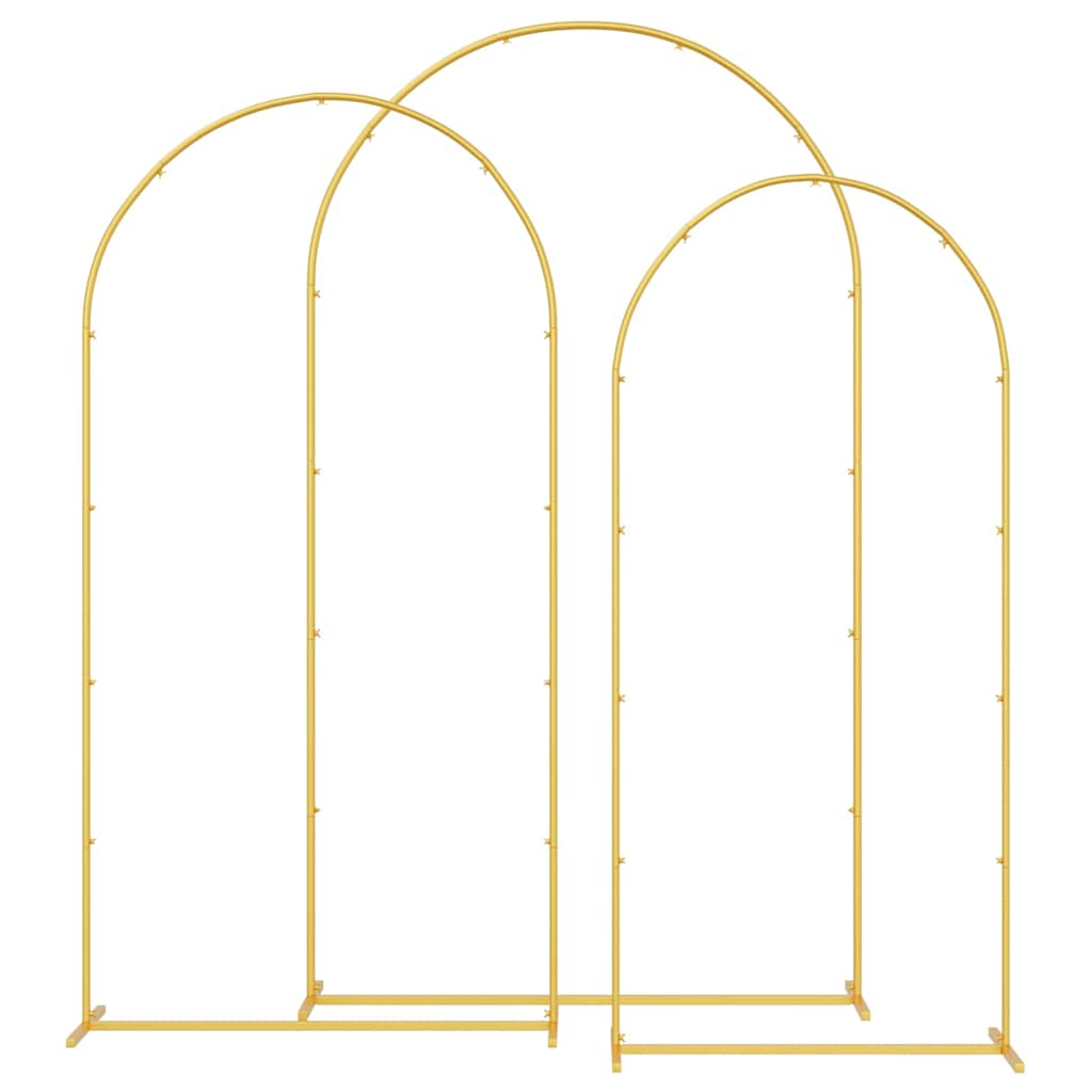 Arco Nuziale 3 pcs Oro Acciaio