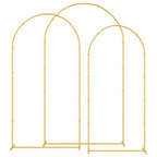 Arco Nuziale 3 pcs Oro Acciaio