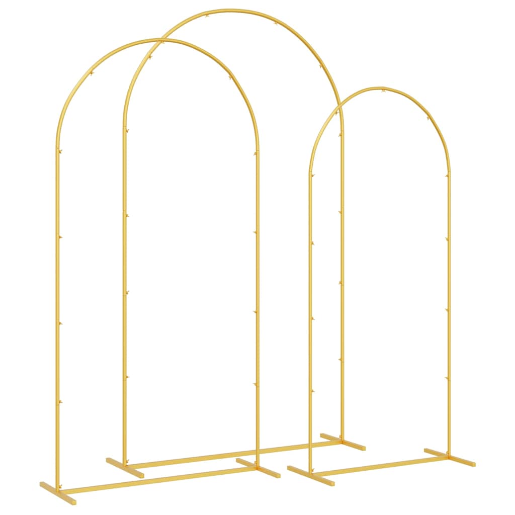 Arco Nuziale 3 pcs Oro Acciaio