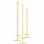 Arco Nuziale 3 pcs Oro Acciaio