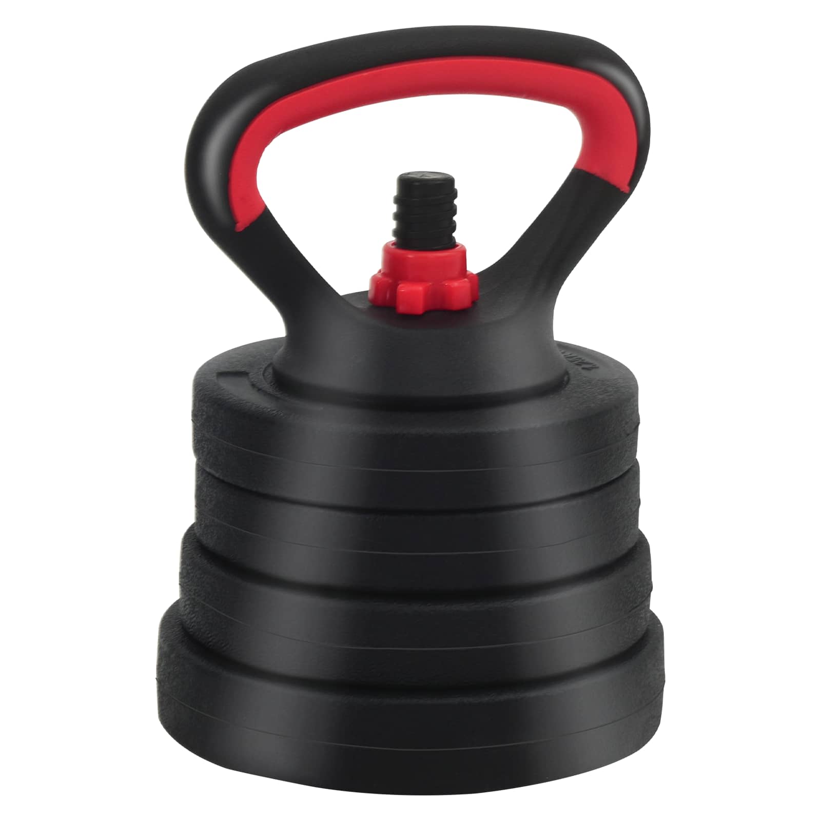 Set di Manubri 4-in-1 30kg Nero e Rosso