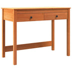 Scrivania Max Marrone 100 x 50 x 78 cm Pino massello