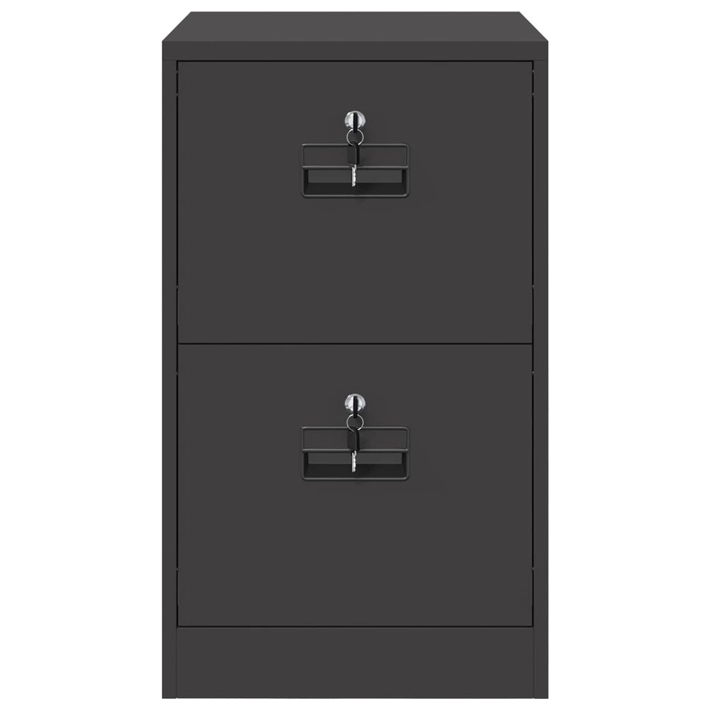 Armadio per File con cassetto Geometrico Nero 44 x 50 x 74,5 cm