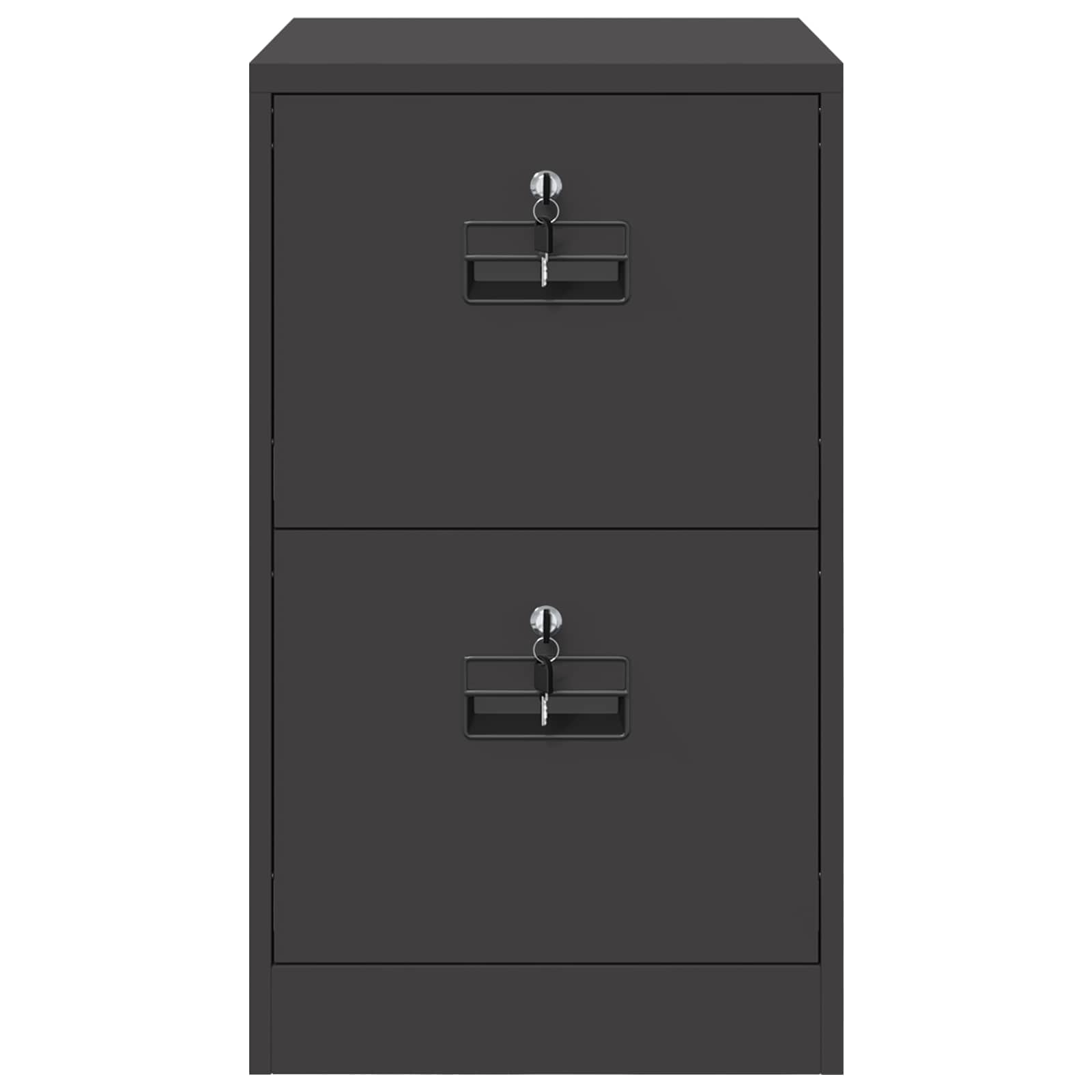 Armadio per File con cassetto Geometrico Nero 44 x 50 x 74,5 cm