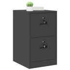 Armadio per File con cassetto Geometrico Nero 44 x 50 x 74,5 cm