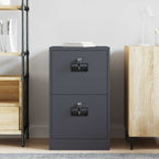 Armadio per File con cassetto Antracite 44 x 50 x 74,5 cm