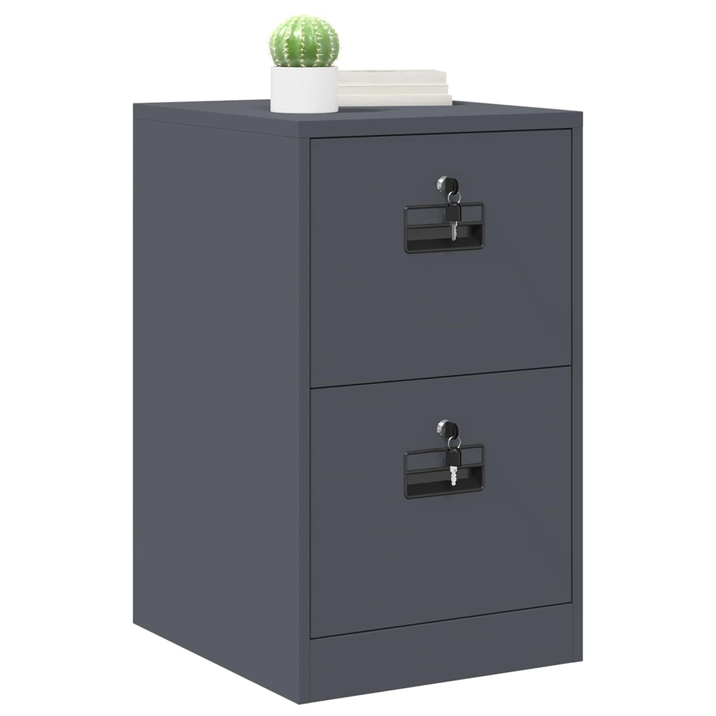 Armadio per File con cassetto Antracite 44 x 50 x 74,5 cm