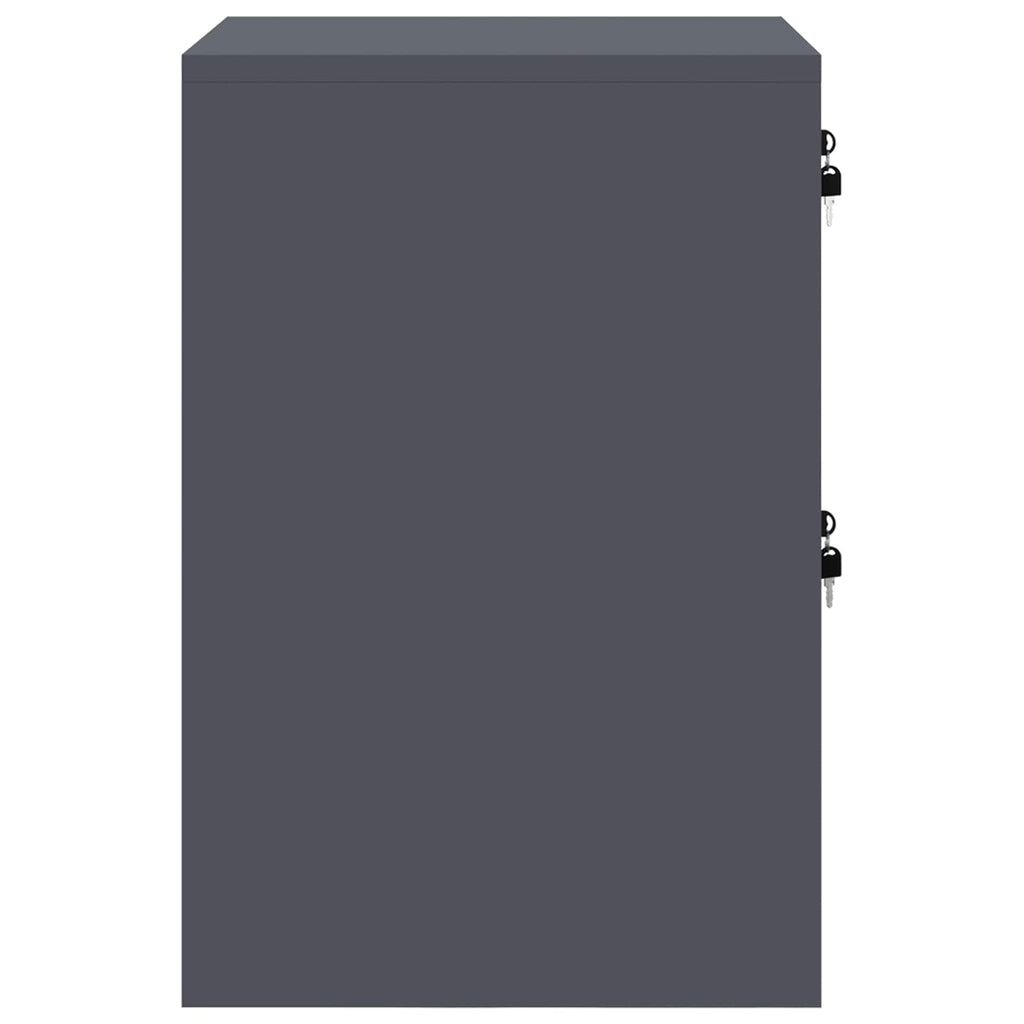Armadio per File con cassetto Antracite 44 x 50 x 74,5 cm