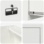 Armadio per File con cassetto Bianco 44 x 50 x 74,5 cm