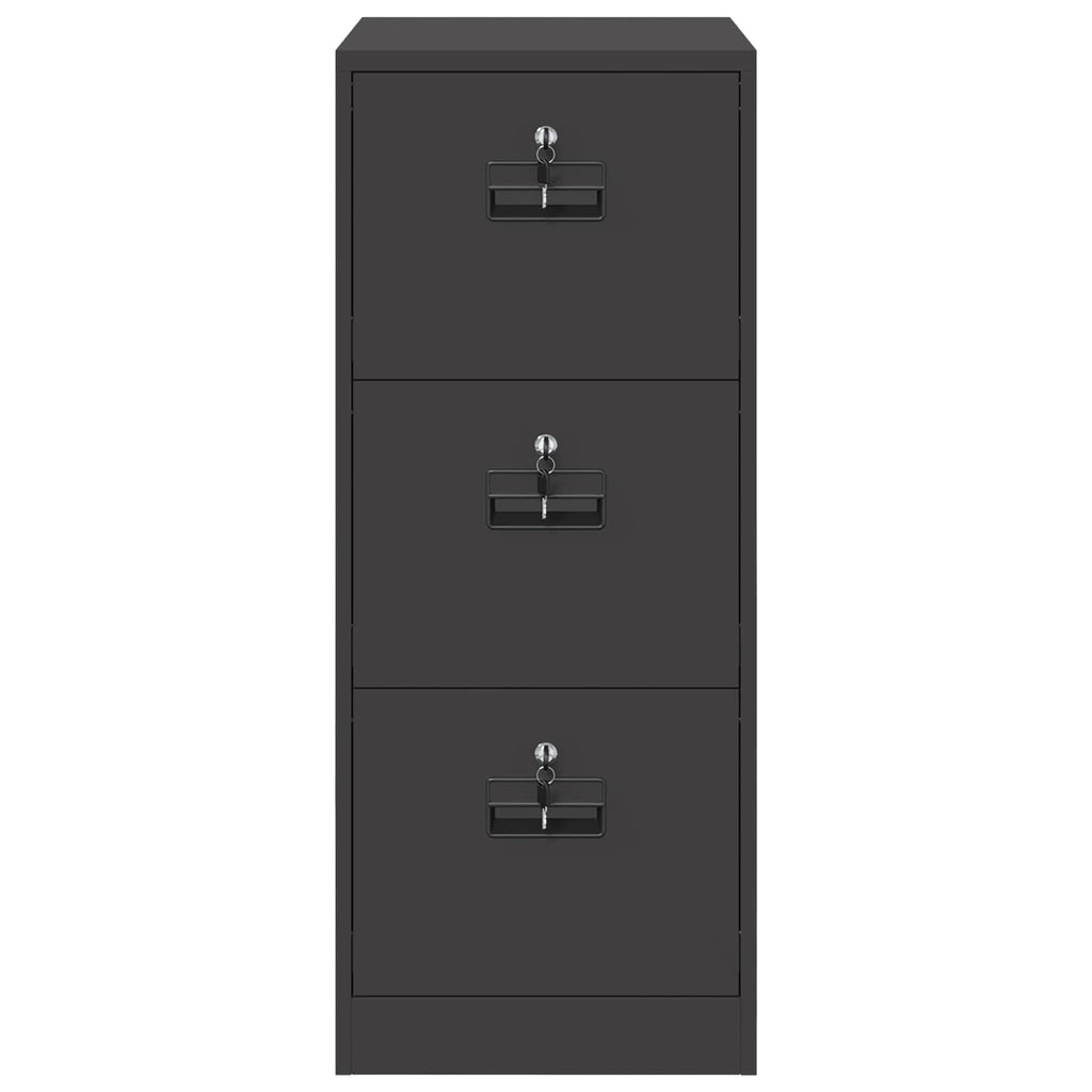 Armadio per File con cassetto Nero 44 x 50 x 106.5 cm