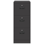 Armadio per File con cassetto Nero 44 x 50 x 106.5 cm
