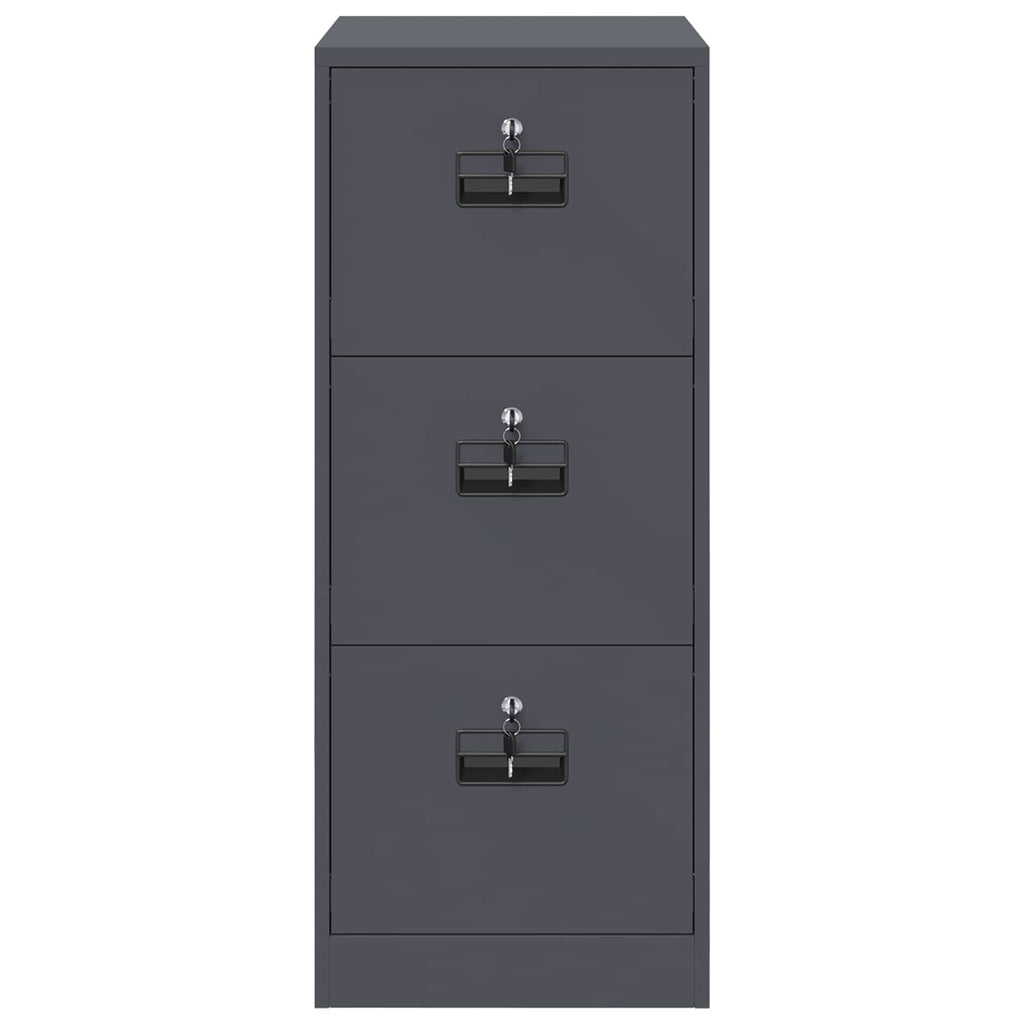 Armadio per File con cassetto Antracite 44 x 50 x 106.5 cm
