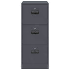 Armadio per File con cassetto Antracite 44 x 50 x 106.5 cm