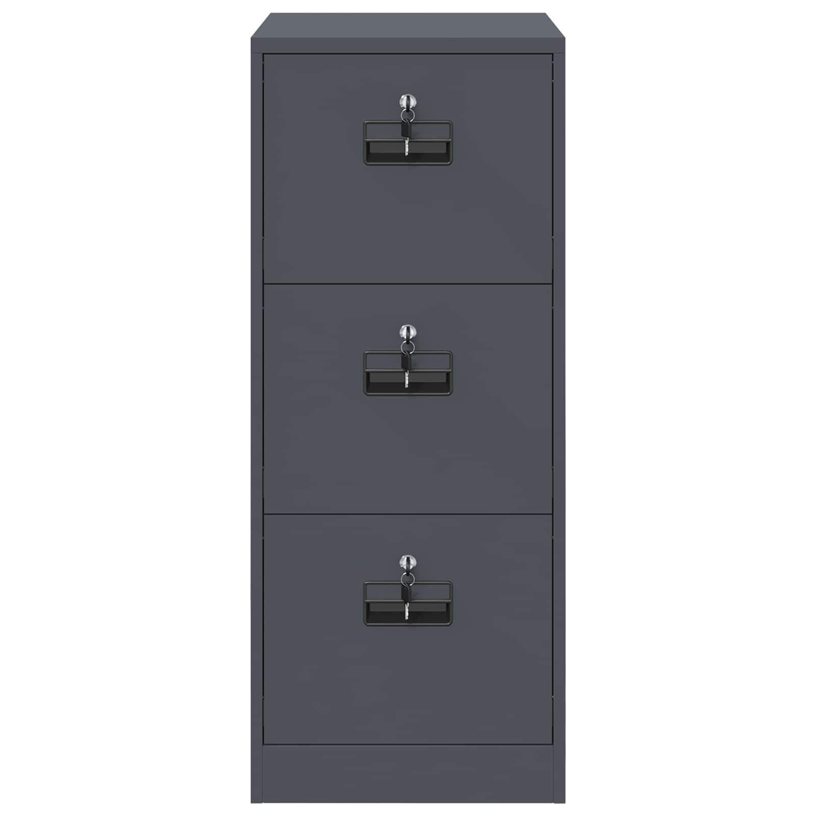 Armadio per File con cassetto Antracite 44 x 50 x 106.5 cm