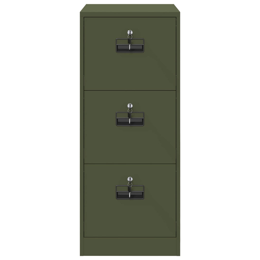 Armadio per File con cassetto Verde oliva 44 x 50 x 106.5 cm