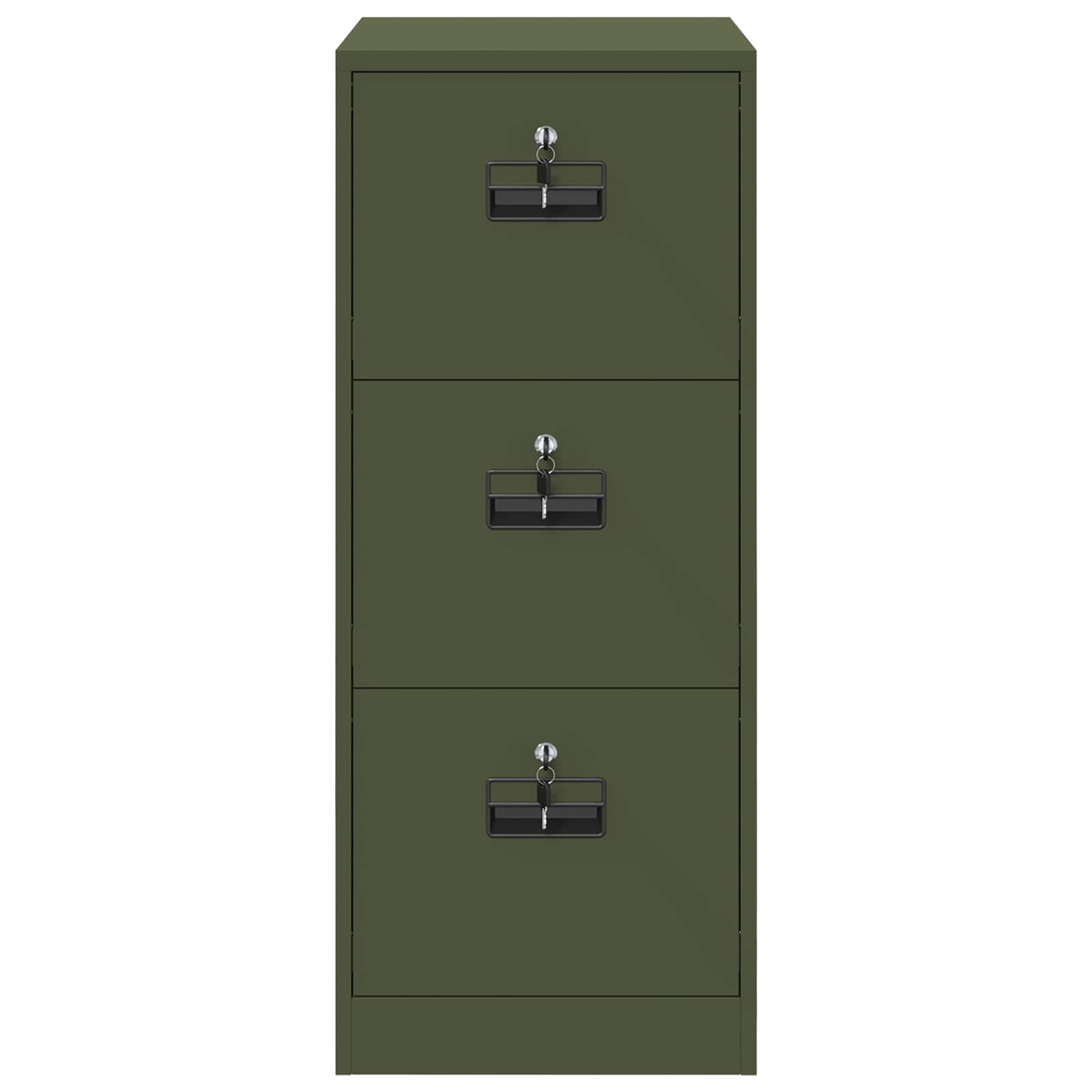 Armadio per File con cassetto Verde oliva 44 x 50 x 106.5 cm