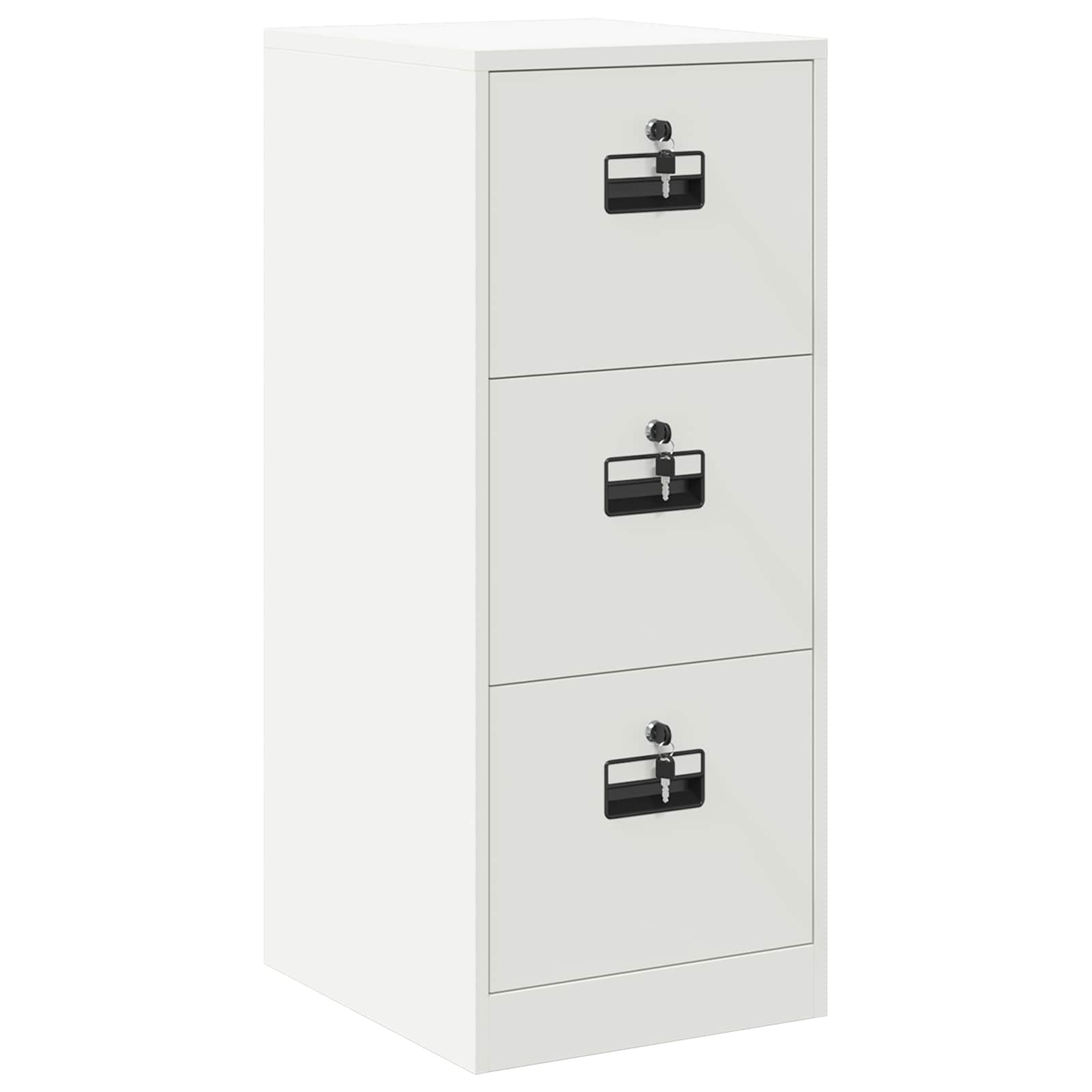 Armadio per File con cassetto Bianco 44 x 50 x 106.5 cm