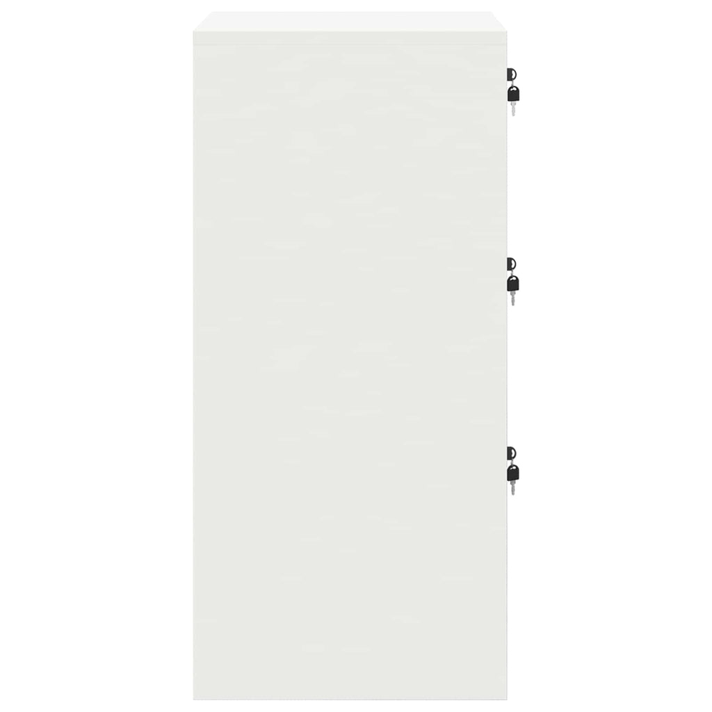 Armadio per File con cassetto Bianco 44 x 50 x 106.5 cm