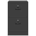 Armadio per File con cassetto Nero 45,5 x 42 x 74,5 cm