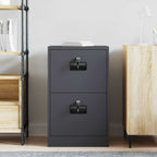 Armadio per File con cassetto Antracite 45,5 x 42 x 74,5 cm