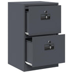 Armadio per File con cassetto Antracite 45,5 x 42 x 74,5 cm