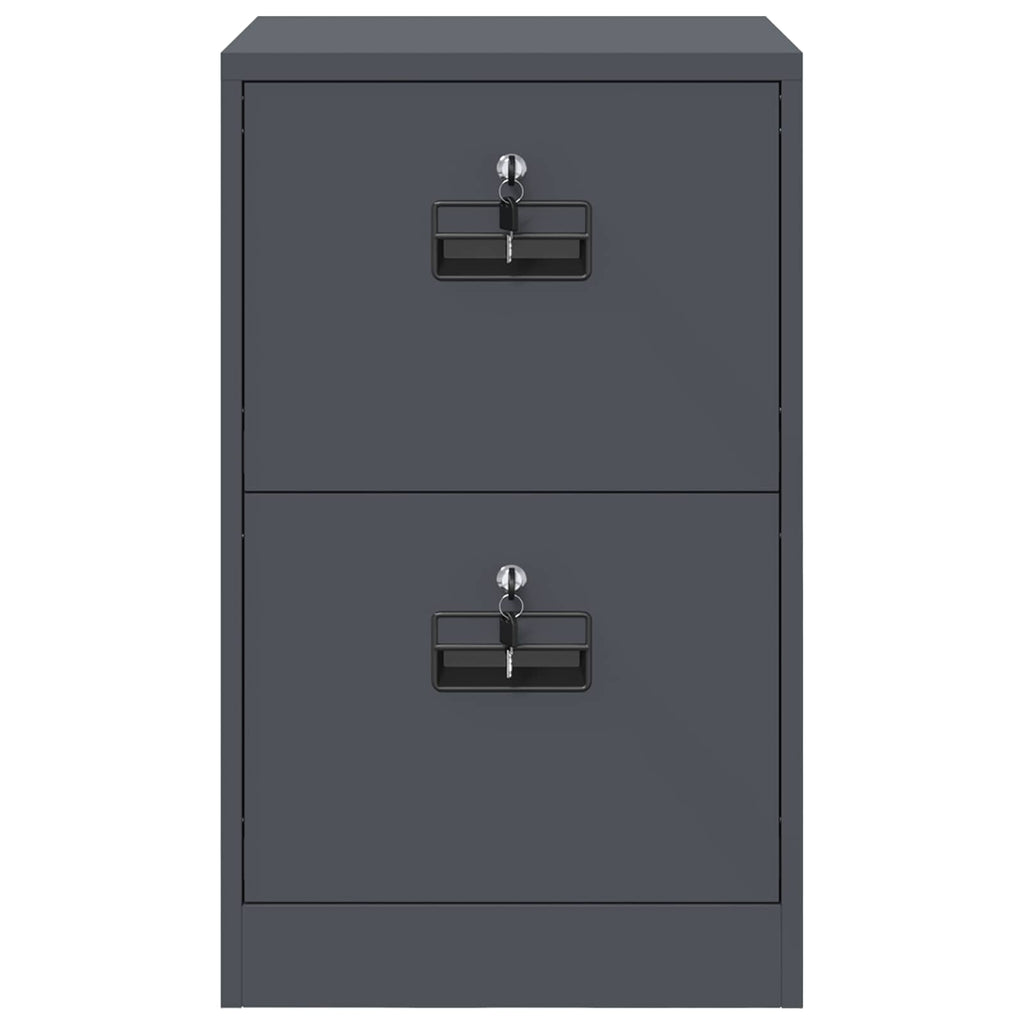 Armadio per File con cassetto Antracite 45,5 x 42 x 74,5 cm