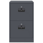 Armadio per File con cassetto Antracite 45,5 x 42 x 74,5 cm