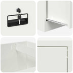 Armadio per File con cassetto Bianco 45,5 x 42 x 74,5 cm