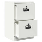 Armadio per File con cassetto Bianco 45,5 x 42 x 74,5 cm