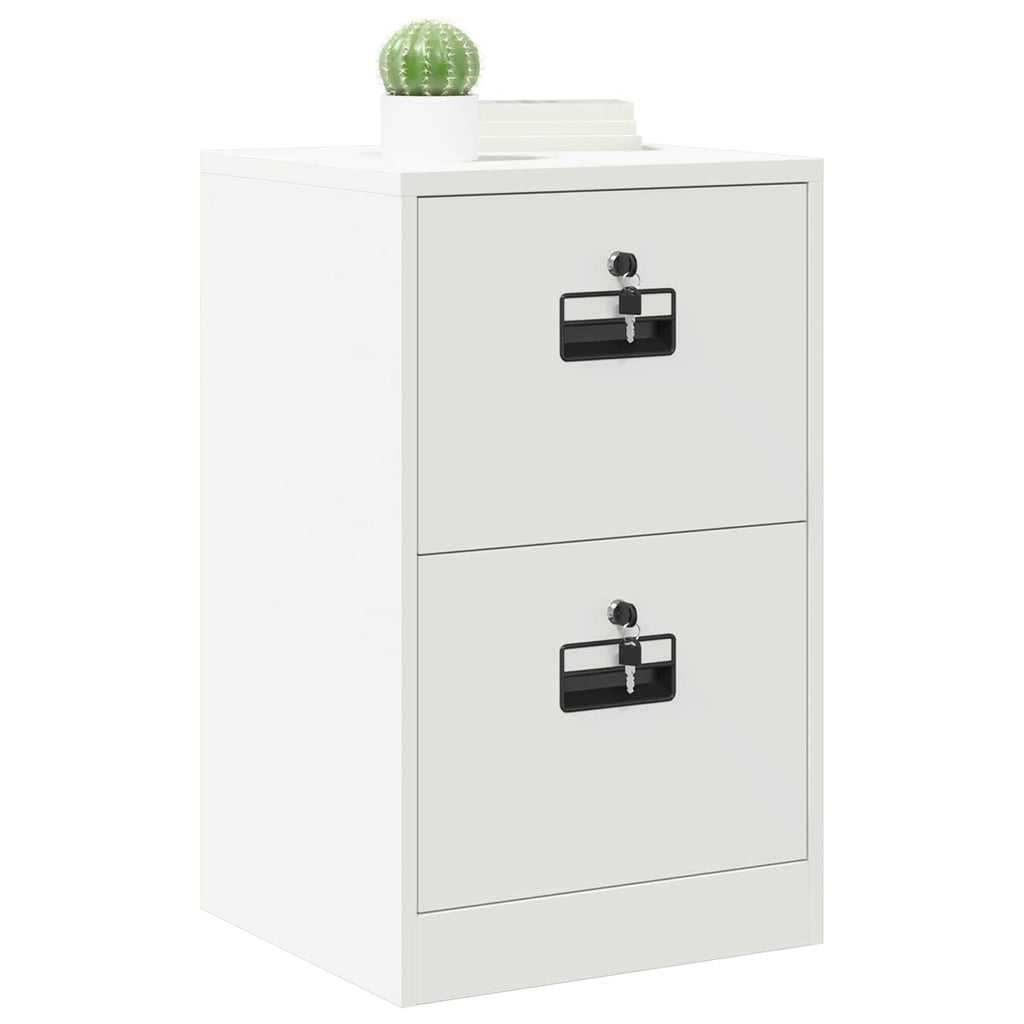 Armadio per File con cassetto Bianco 45,5 x 42 x 74,5 cm