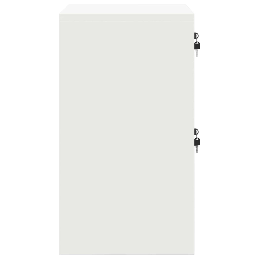 Armadio per File con cassetto Bianco 45,5 x 42 x 74,5 cm