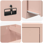Armadio per File con cassetto Rosa 45,5 x 42 x 106,5 cm