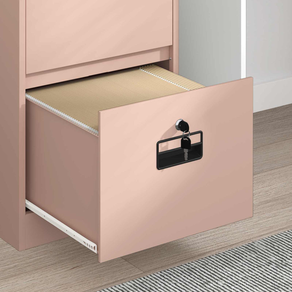 Armadio per File con cassetto Rosa 45,5 x 42 x 106,5 cm