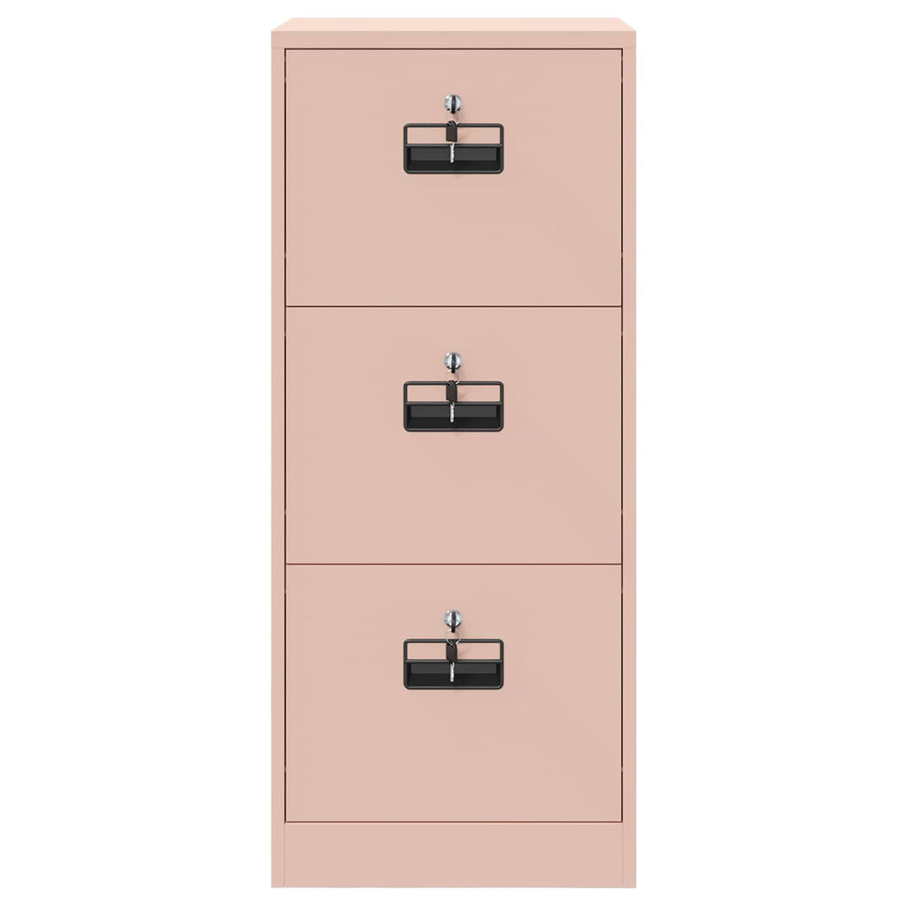 Armadio per File con cassetto Rosa 45,5 x 42 x 106,5 cm