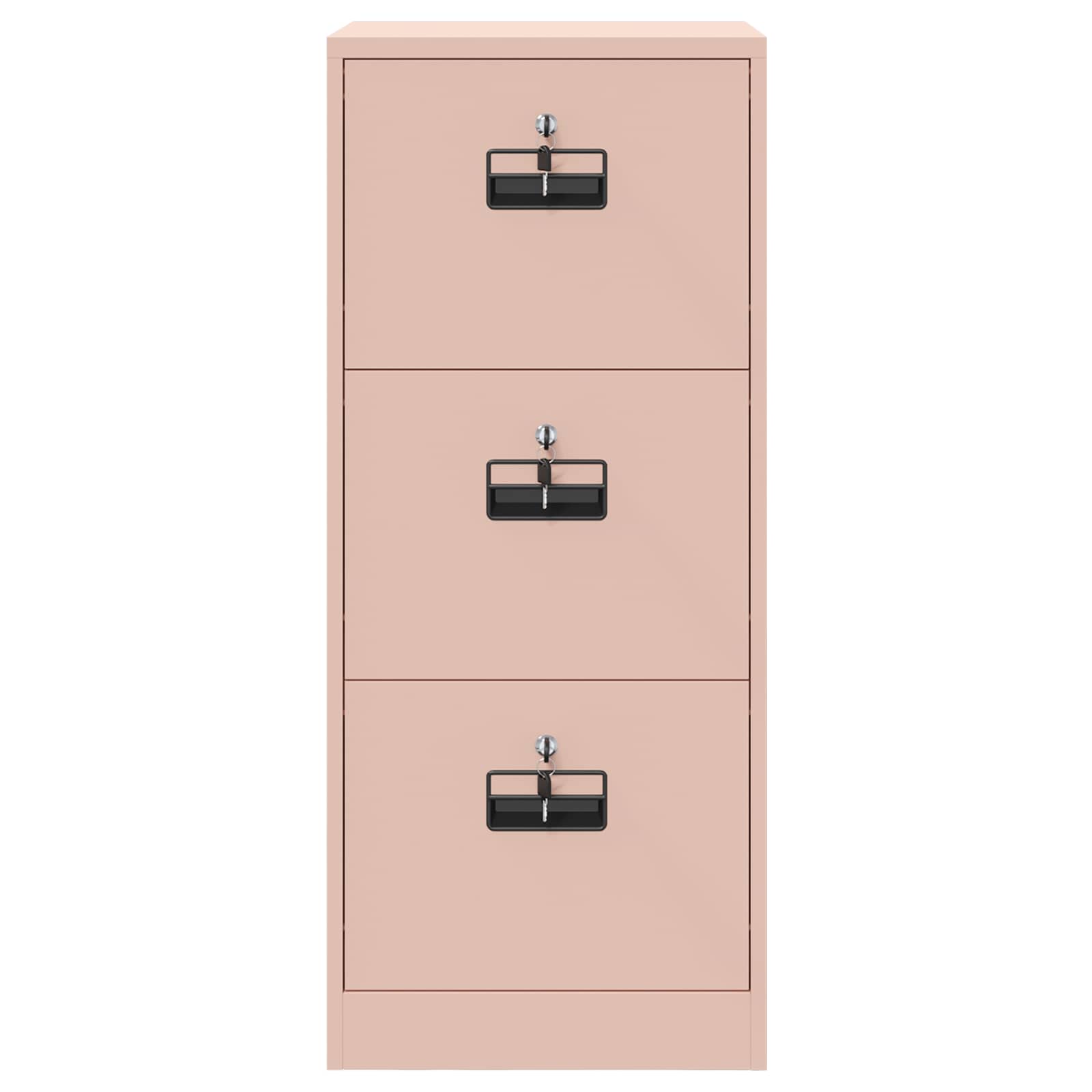 Armadio per File con cassetto Rosa 45,5 x 42 x 106,5 cm