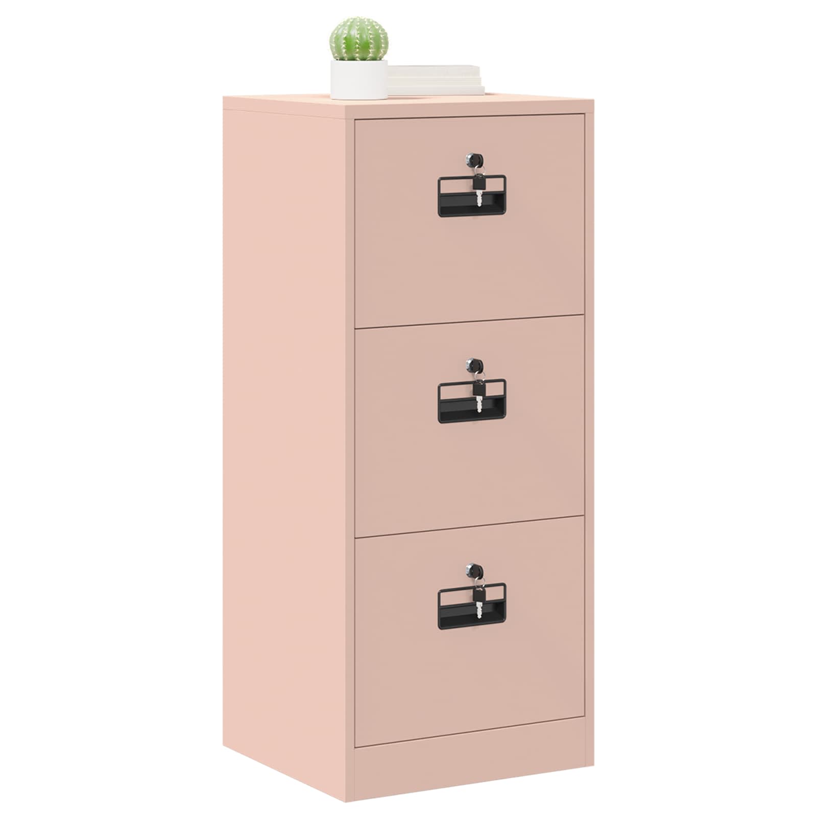 Armadio per File con cassetto Rosa 45,5 x 42 x 106,5 cm