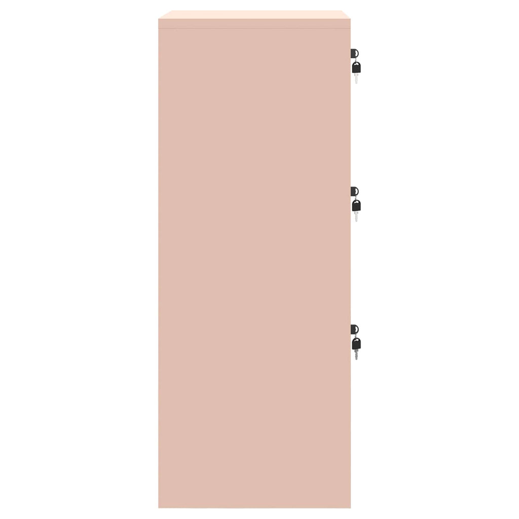 Armadio per File con cassetto Rosa 45,5 x 42 x 106,5 cm