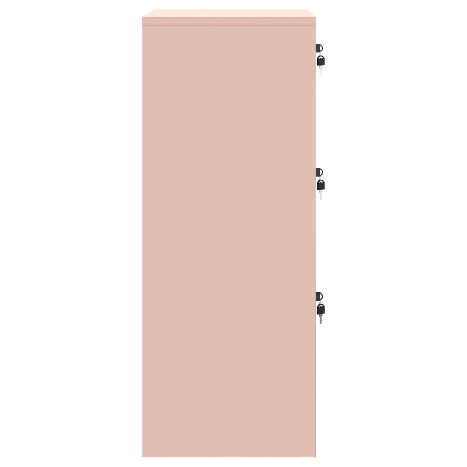 Armadio per File con cassetto Rosa 45,5 x 42 x 106,5 cm