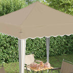 Tenda per feste a pop-up 195 x 195 x 245 cm Crema