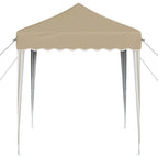 Tenda per feste a pop-up 195 x 195 x 245 cm Crema