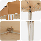 Tenda per feste a pop-up 195 x 195 x 245 cm Beige
