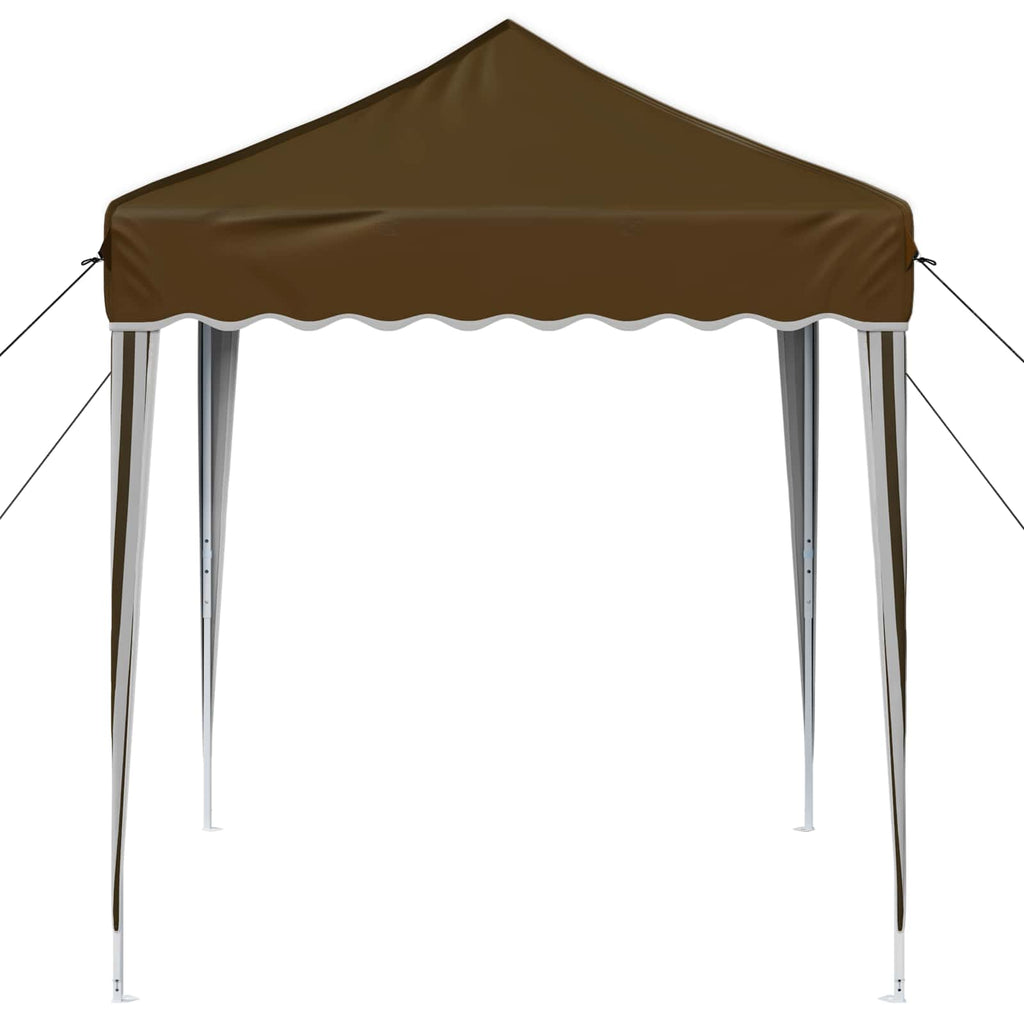 Tenda per feste a pop-up 195 x 195 x 245 cm Tortora