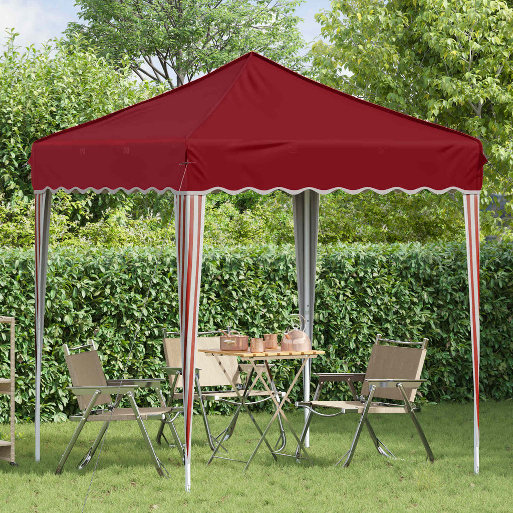 Tenda per feste a pop-up 195 x 195 x 245 cm Borgogna