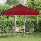 Tenda per feste a pop-up 195 x 195 x 245 cm Borgogna